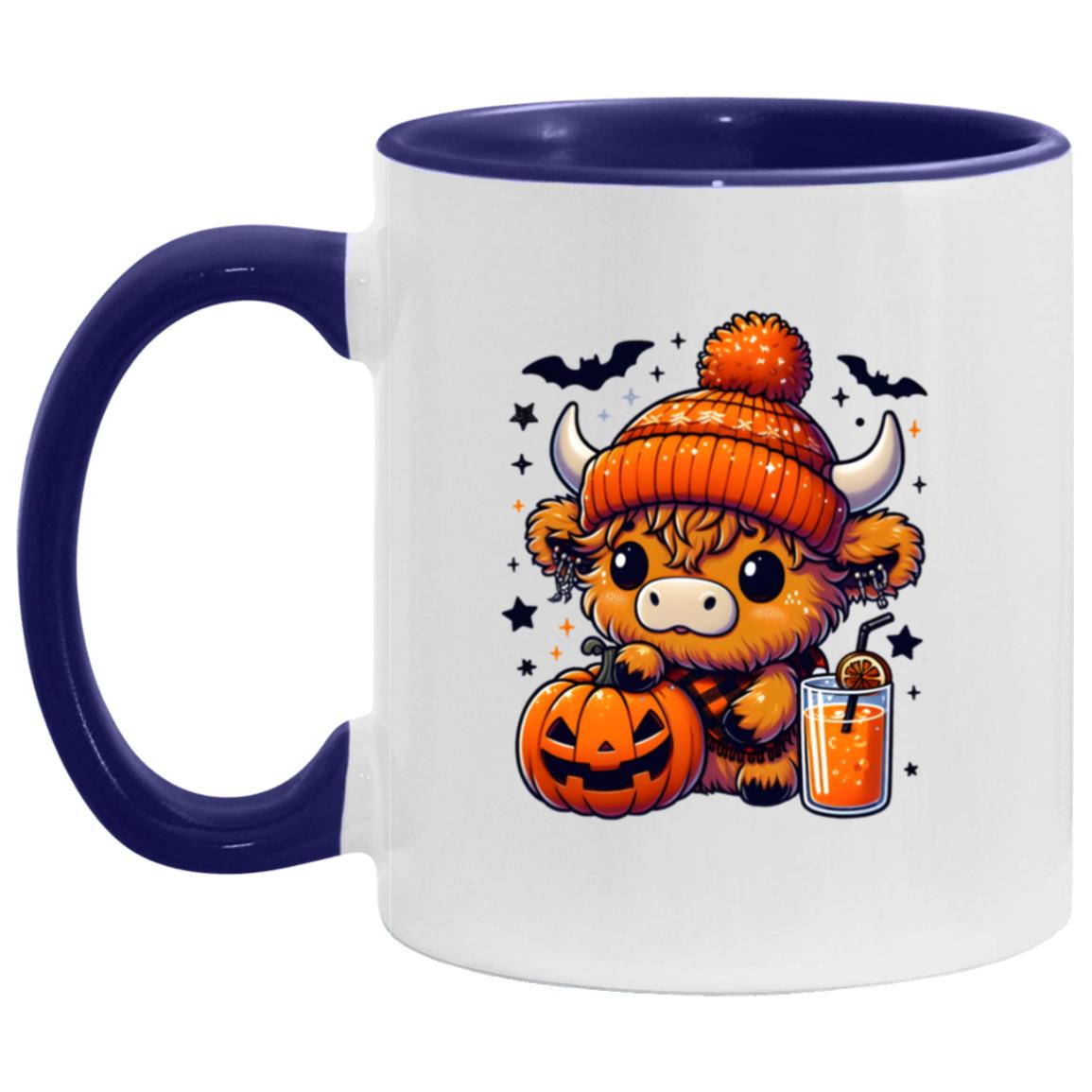 Halloween Baby Bull Mug | Ceramic Mug, (11oz)