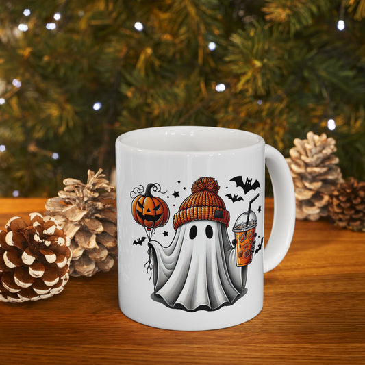 Halloween Ghost | Ceramic Mug, (11oz)