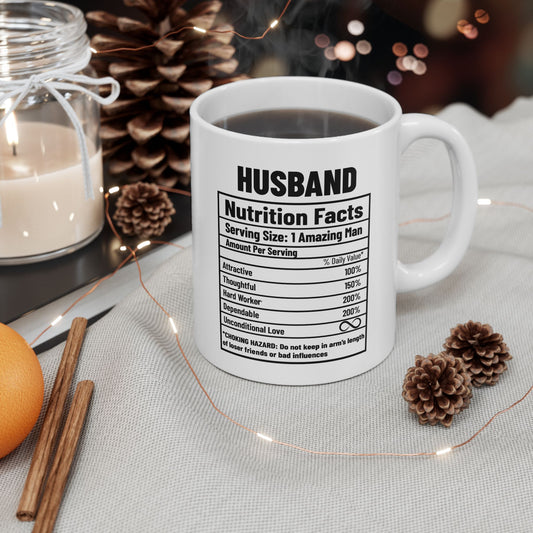 For Husband | Ceramic Mug, (11oz)