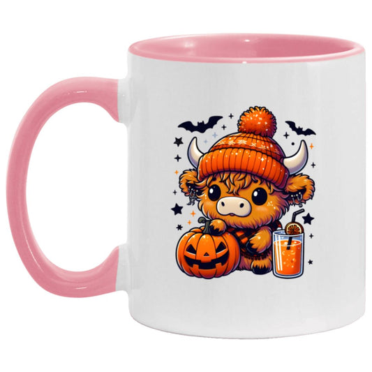 Halloween Baby Bull Mug | Ceramic Mug, (11oz)