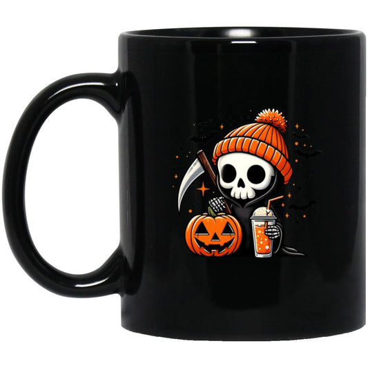 Halloween Baby Skull Mug | Ceramic Mug, (11oz)