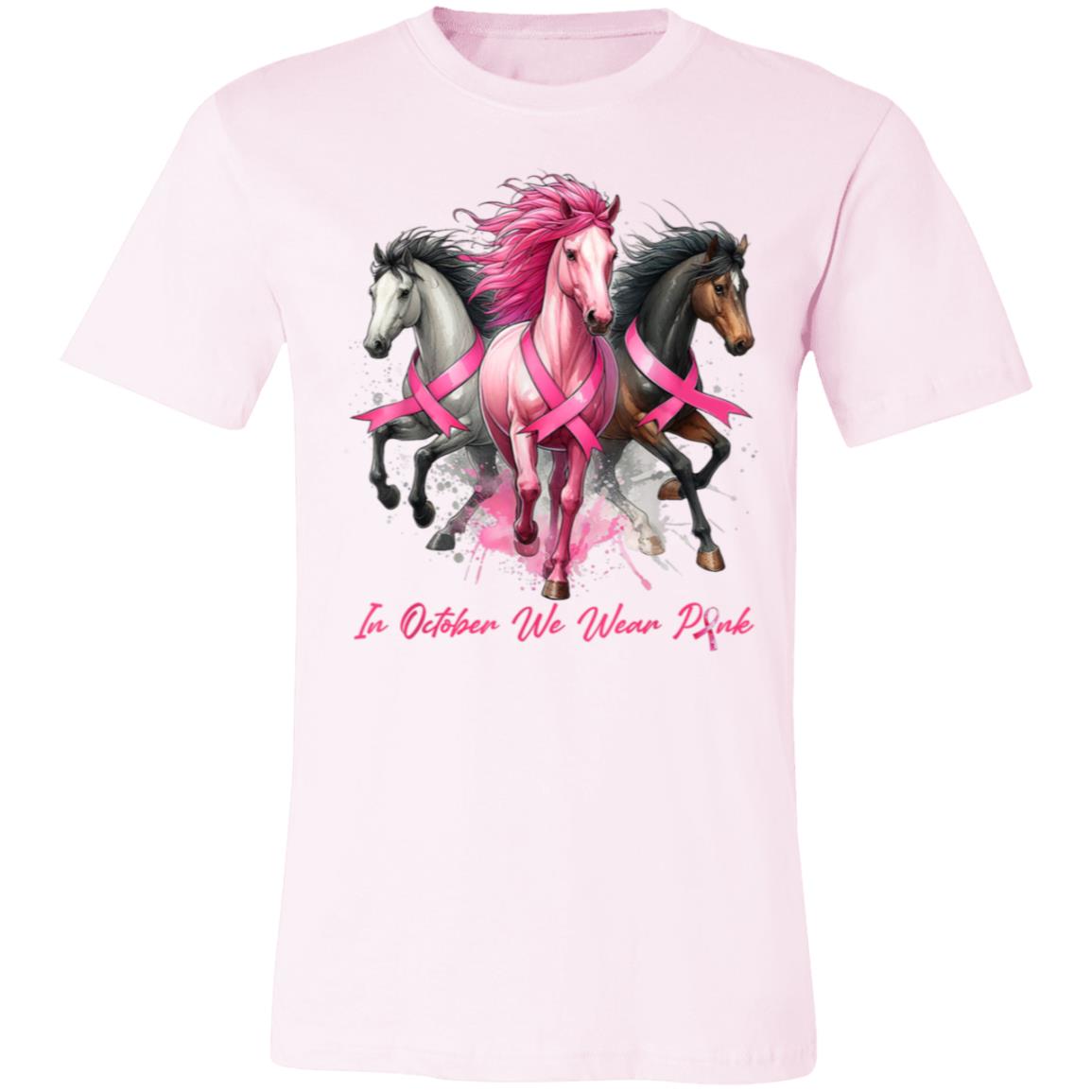 In October We Wear Pink Horses | Unisex T-shirt