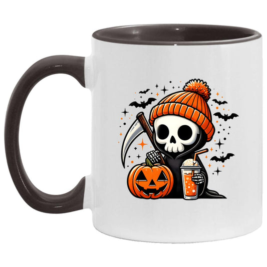 Halloween Baby Skull Mug | Ceramic Mug, (11oz)