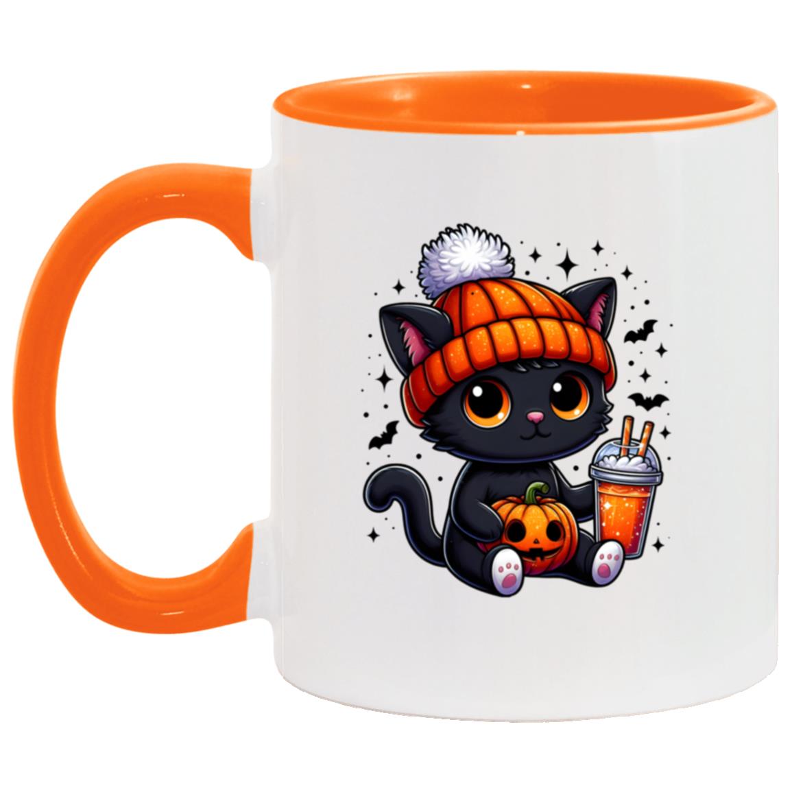 Halloween Kitty Mug | Ceramic Mug, (11oz)