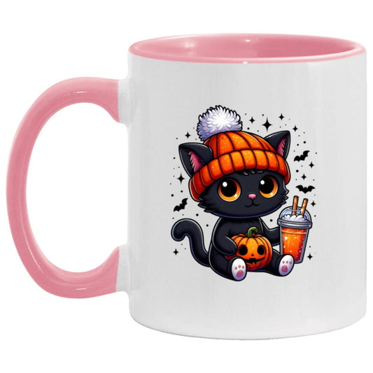 Halloween Kitty Mug | Ceramic Mug, (11oz)