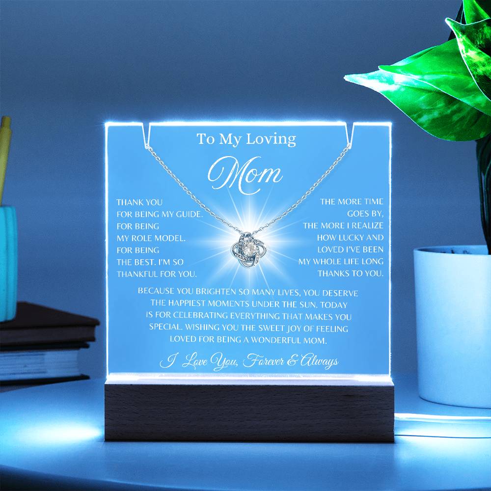 To My Loving Mom, I Love You Forever & Always | Keepsake Acrylic Bundle